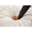 Chaise longue 51 po en chenille beige avec rangement confortable et relaxant pour le salon et la chambre à coucher-595283541