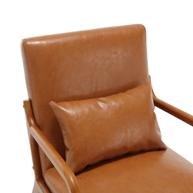 Fauteuils de détente rembourrés Savoie, Marron clair
