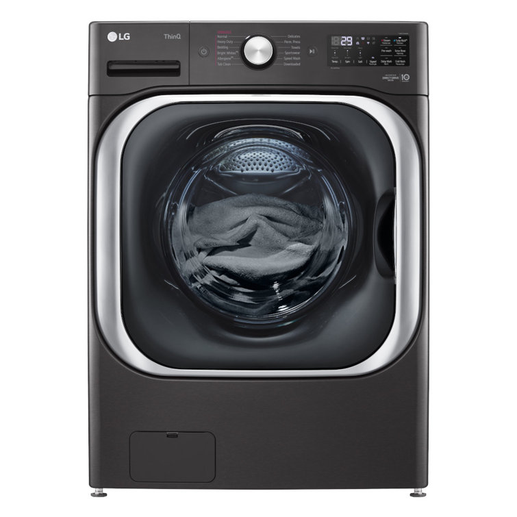 LG 5.2 cu. ft. Mega Capacity Smart wi-fi Enabled Front Load Washer with TurboWash and Built-In Intelligence