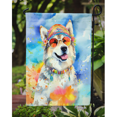 Drapeau de jardin Hippie Dawg