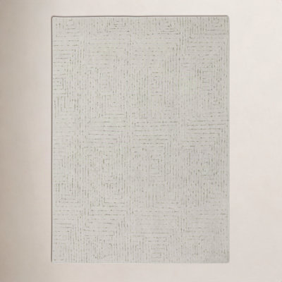 Kalise Hand-Tufted Geometric Wool Rug