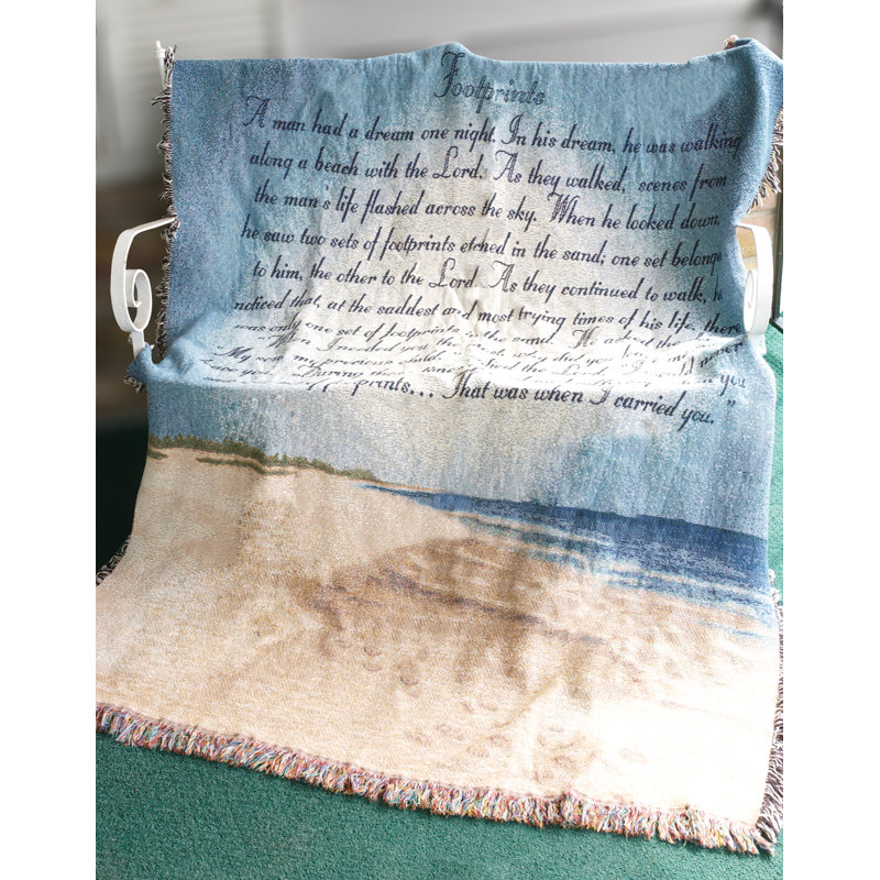 Jeté de tapisserie manuel à tissage manuel 100% coton 50 x 60 pouces