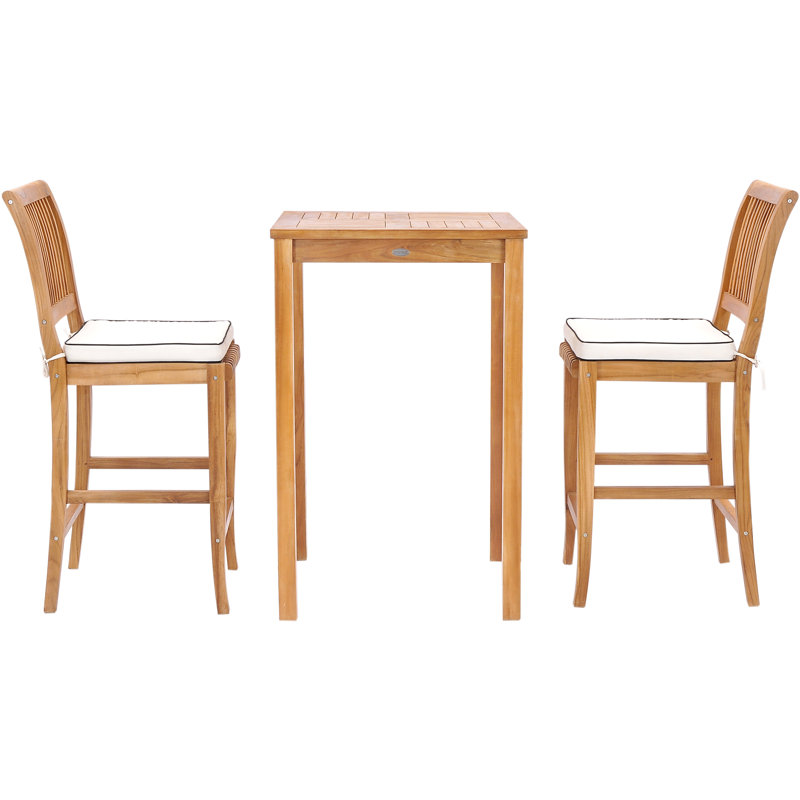 Outdoor 3 - Piece Teak with Cushions