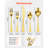 100-Piece Silverware Set Stainless Steel Cutlery Flatware Utensil Kitchen For 20