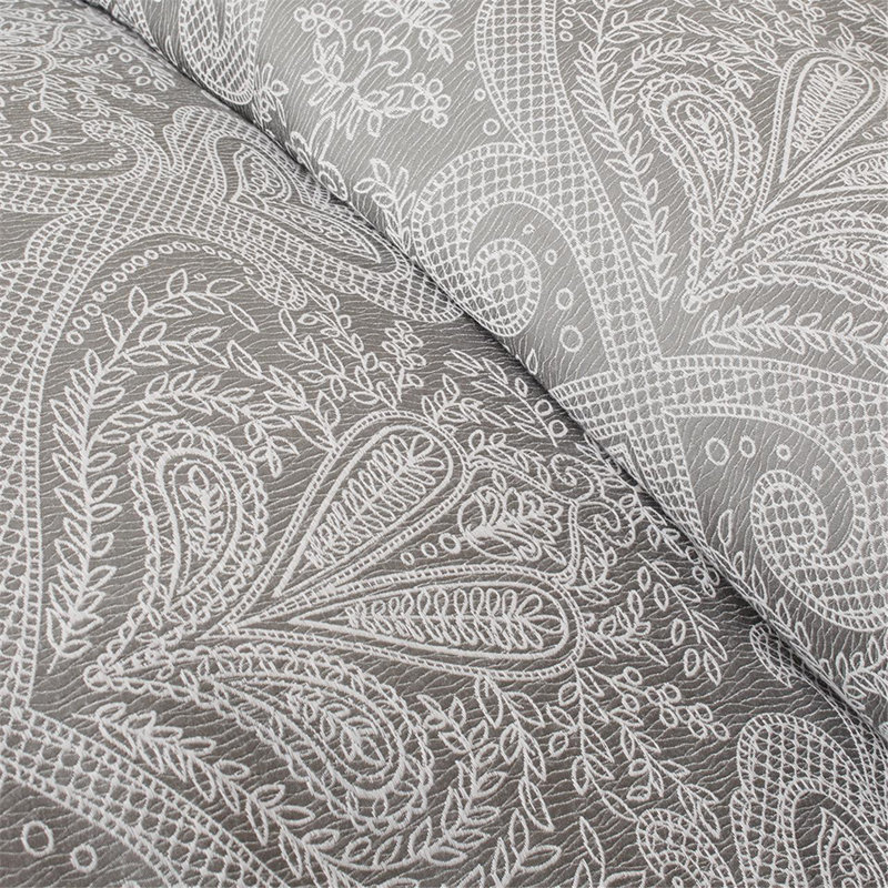 Averly Grey Microfiber Traditional 7 Piece Comforter Set, Queen Comforter + 6 Additional Pieces