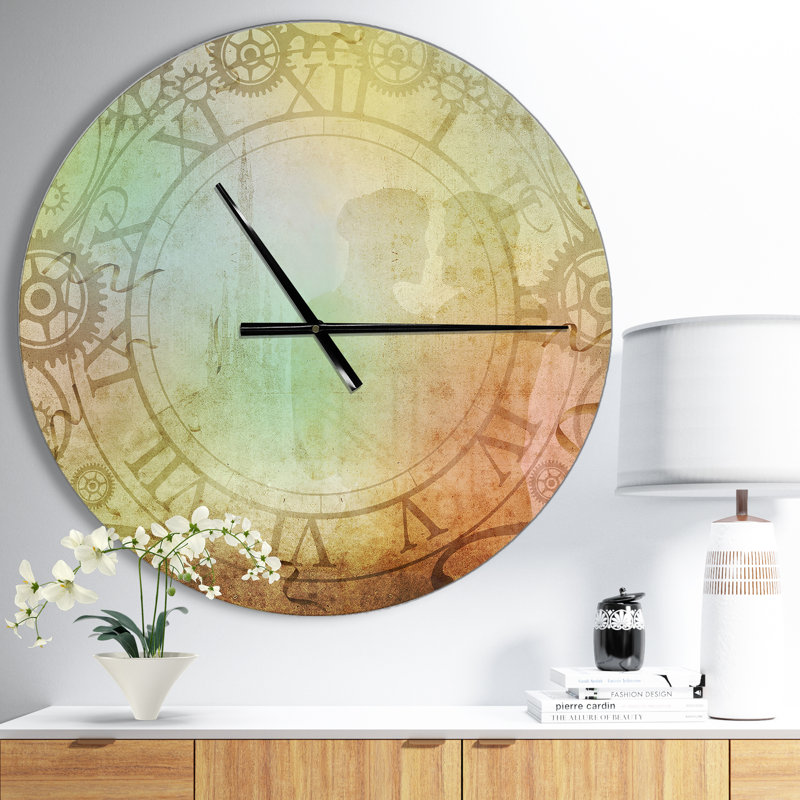 Style antique rétro - horloge murale moderne, Moyen