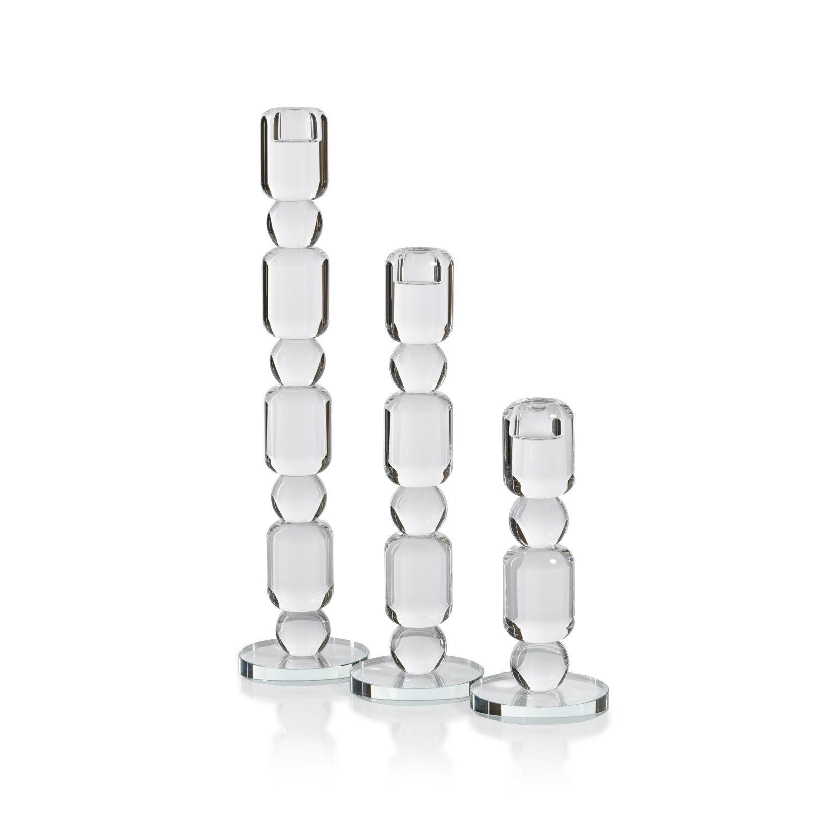 Candlestick Holder, 15" H x 3.5" W x 3.5" D