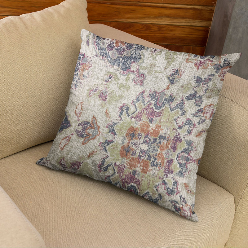 Mayan Outdoor Reversible Throw Pillow, 26" x 26"