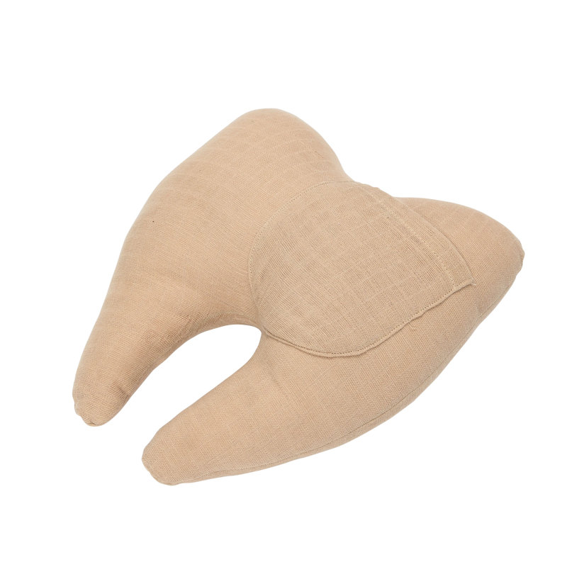 Creative Co-Op Cotton Double Cloth Tooth Fairy Pillow, Natural