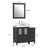 Ravenna 36" Freestanding Single Sink Bathroom Vanity with Engineered Marble Top and Matching Mirror-23188977