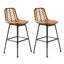 Chaise d'appoint Burlywood Windsor (ensemble de 2)-511235652-511235657