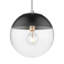 Luminaire suspendu en métal et verre 1 lumière à hauteur réglable Martina-826748464-825936293
