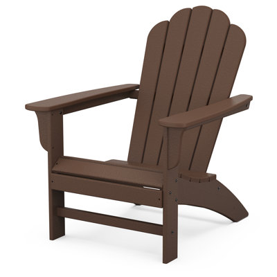 POLYWOOD Round Back Adirondack Chair