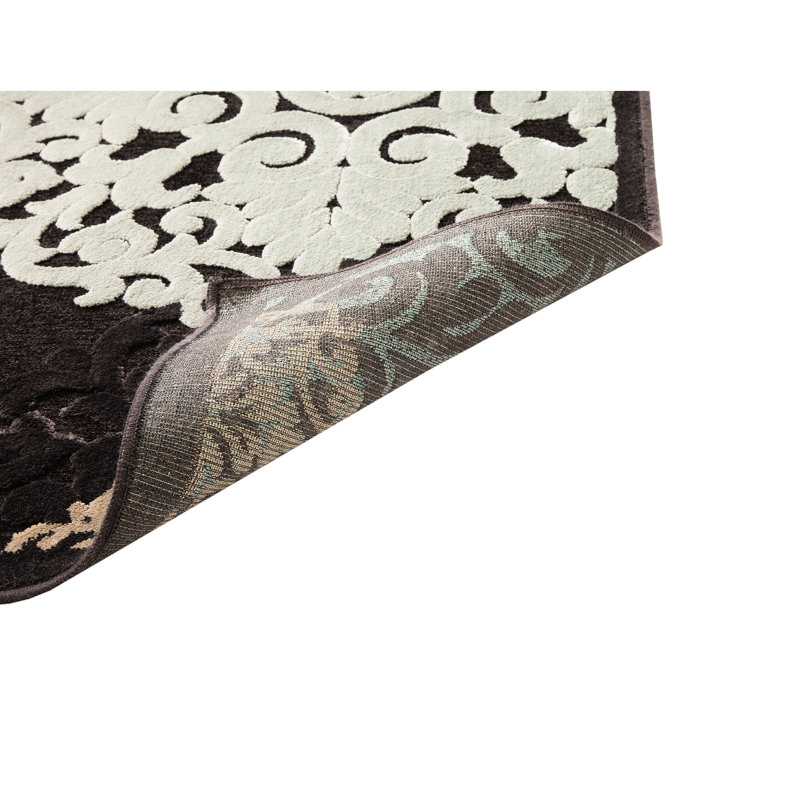 Tapis gris anthracite en chenille 8 x 10 po, rehausse l'intérieur de la grange en chenille, attrait