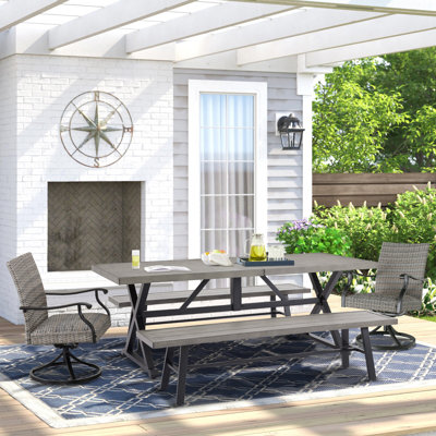  Rectangular 8 - Person Dining Set