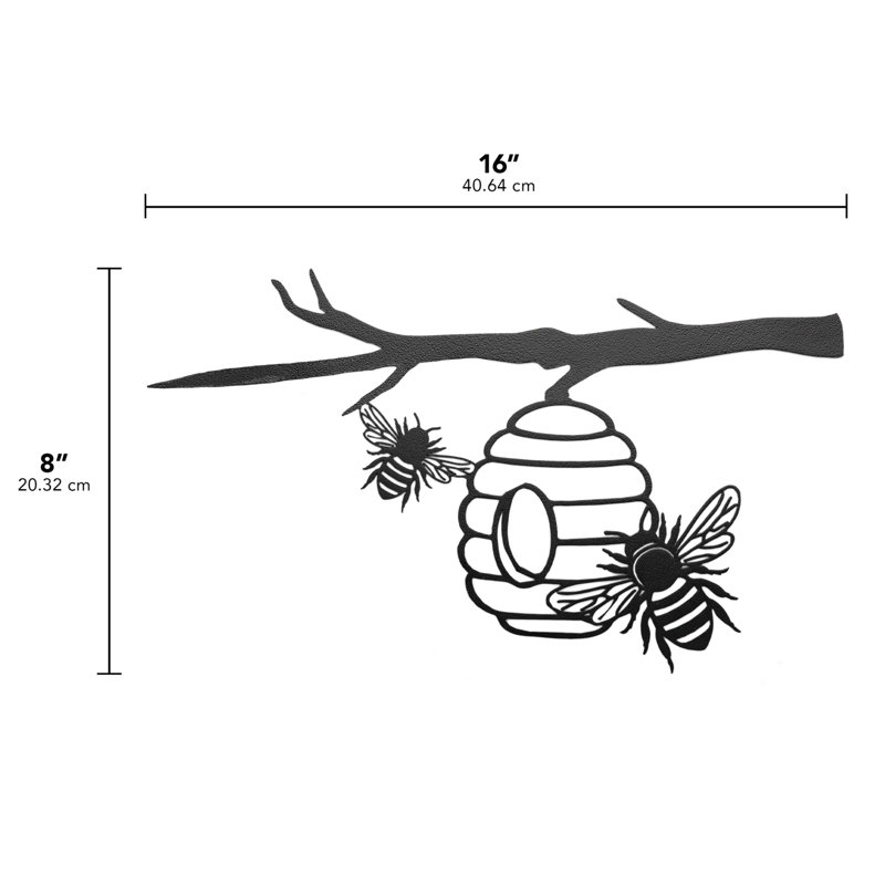 Tree Spike Silhouette - Beehive