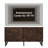 62" Solid Wood Sideboard With Hand-Carved Door Panel, Walnut Brown