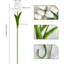 Tulipes blanches fleurs artificielles ...