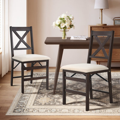 Padded Stackable Folding Dining Chairs Folding Chair Set