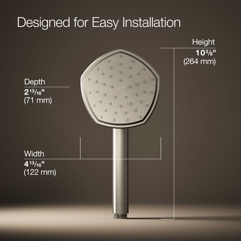 Occasion Single-Function 1.75 Gpm Handshower, Vibrant Brushed Nickel