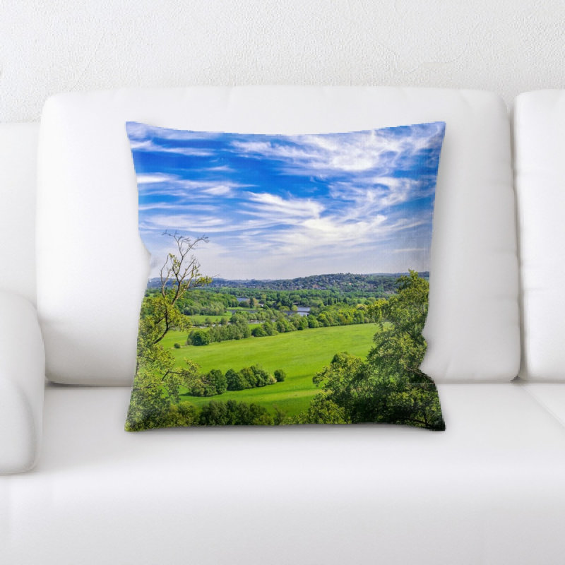 Coussin décoratif paysage