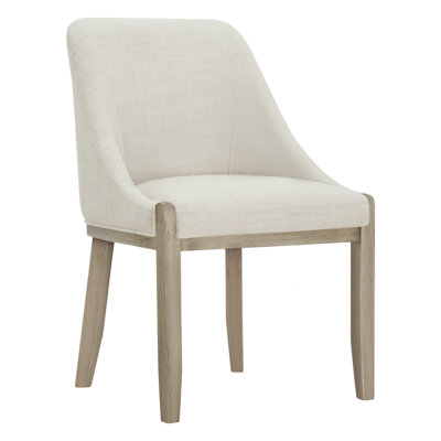 Sherwood Upholstered Dining Chair with Solid Wood Legs