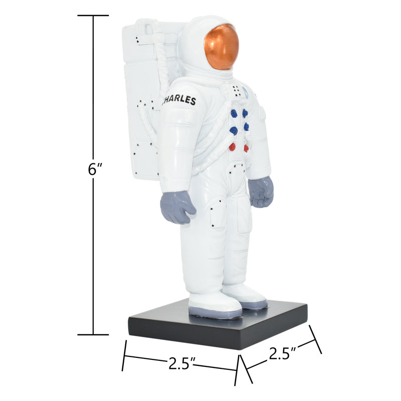 Sculpture Adam-Friends Home-Moon | 1 pièce | Rouge, blanc et bleu