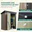 Remise de rangement pour l'extérieur l 5 pi x P 3 pi-91585454