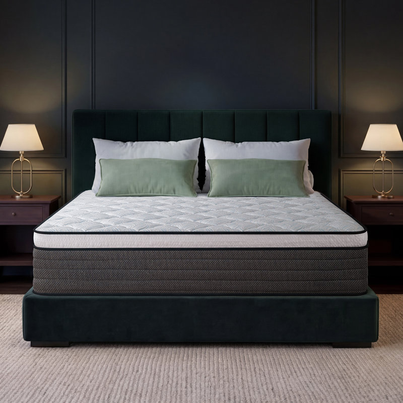 Signature™ 14 Inch Firm Hybrid Mattress – Reinforced Center Support, No Sink in the Middle, Breathable Comfort with DuPont™ Fiber, Back & Stomach Sleepers