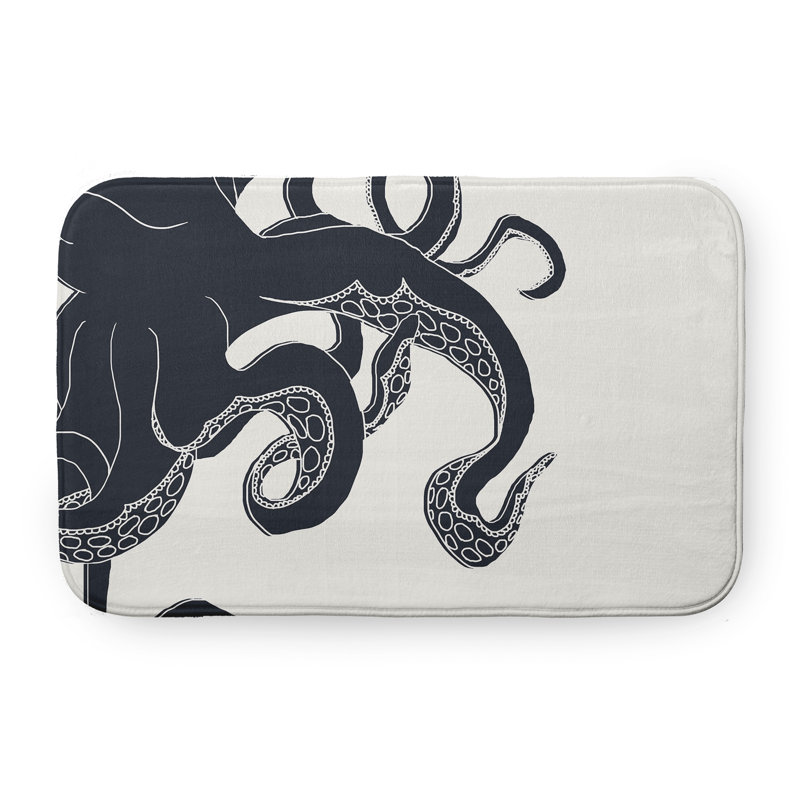 Tapis de bain Shark, L 17 po x L 24 po, Noir