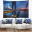 Tapisserie de pont en polyester cityscape george washington avec accessoires suspendus inclus-28490600