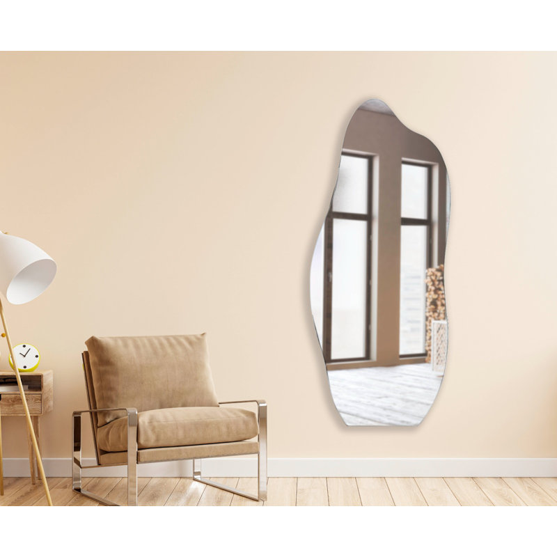 Bik Flat Mirror, White, 55" H x 24" W