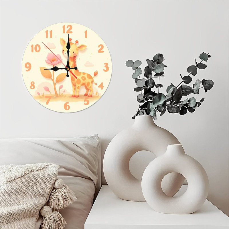 Jolie horloge girafe
