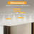 6 Light Track Lighting Fixture, GU10 Rotatable Heads