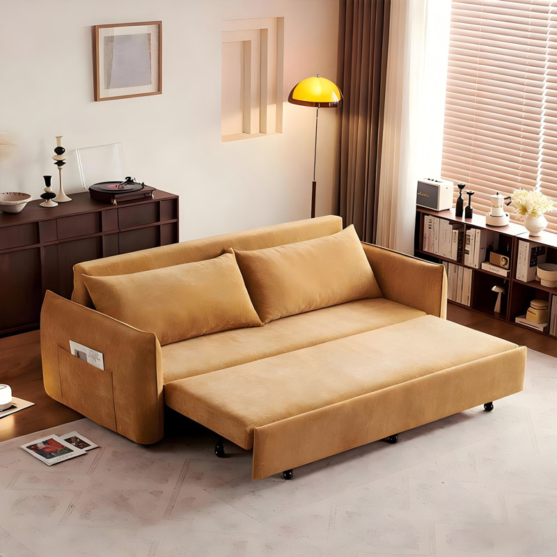Canapé-lit extensible 85,04 po Modern Minimalist, 36.22" H x 85.04" W x 35.83" D