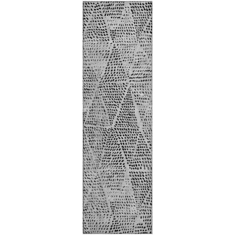 Tapis en étain de qualité supérieure lavable à la machine Cerrito AMF591, Tapis de couloir 2 pi 3 po x 7 pi 6 po