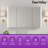 40" W x 24" H Smart Led Medicine Cabinets With Mirrors, Bluetooth Speaker, Defogger, Dimmer, 3 Door and 4 Adjustable Shelves