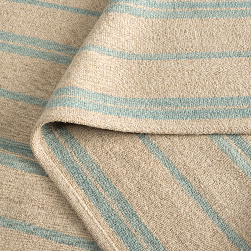 Ralph Lauren Sagaponeck Stripe Wool Striped Rug, Rectangle 4' x 6'
