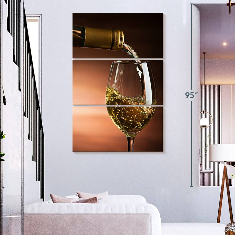 Yarlin White Wine Serving, 74" H x 48" W