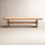Alpine 74" Bench In Distressed Oak