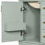 Meuble-lavabo moderne de 24 po avec lavabo en céramique, porte à fermeture douce, 3 tiroirs, poignées dorées et support de porte pour un rangement peu encombrant-1108684107