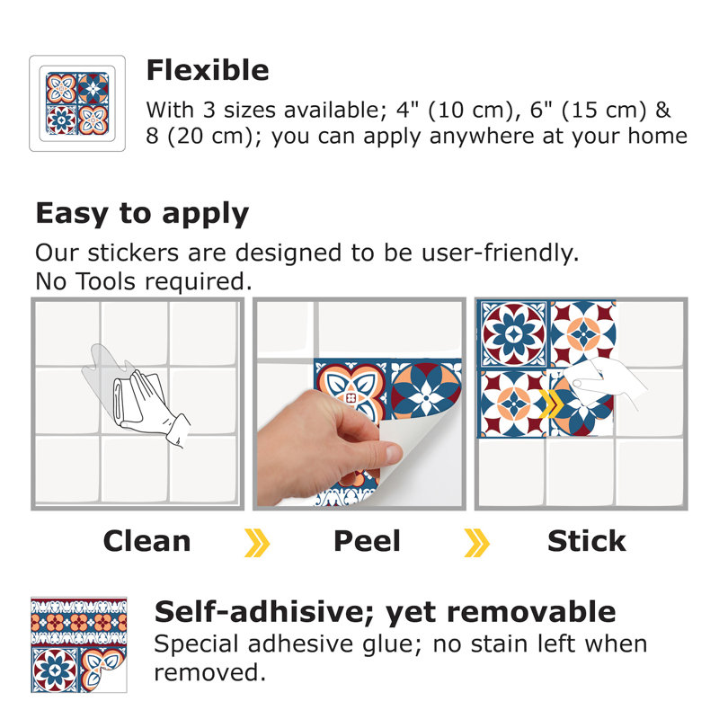 Ailston Abstract Tile Decal