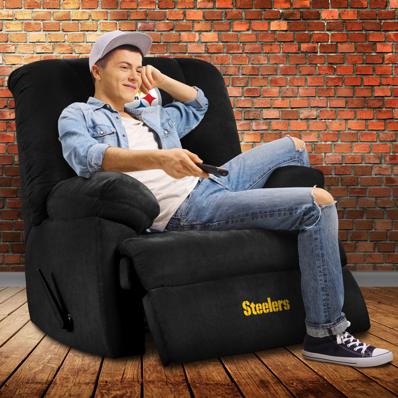 NFL Upholstered Recliner, Pittsburgh Steelers