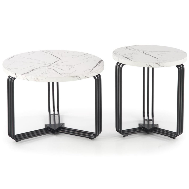 Anderea Abstract Coffee Table, 49cm H x 45cm W x 45cm D