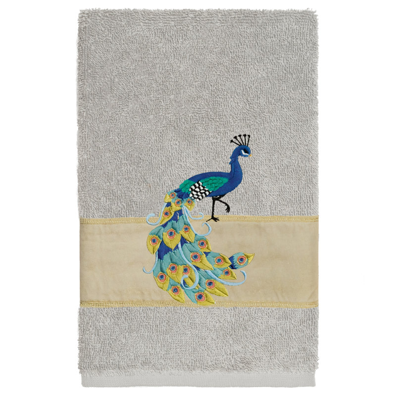 100% Turkish Cotton Hand Towel, Light Gray