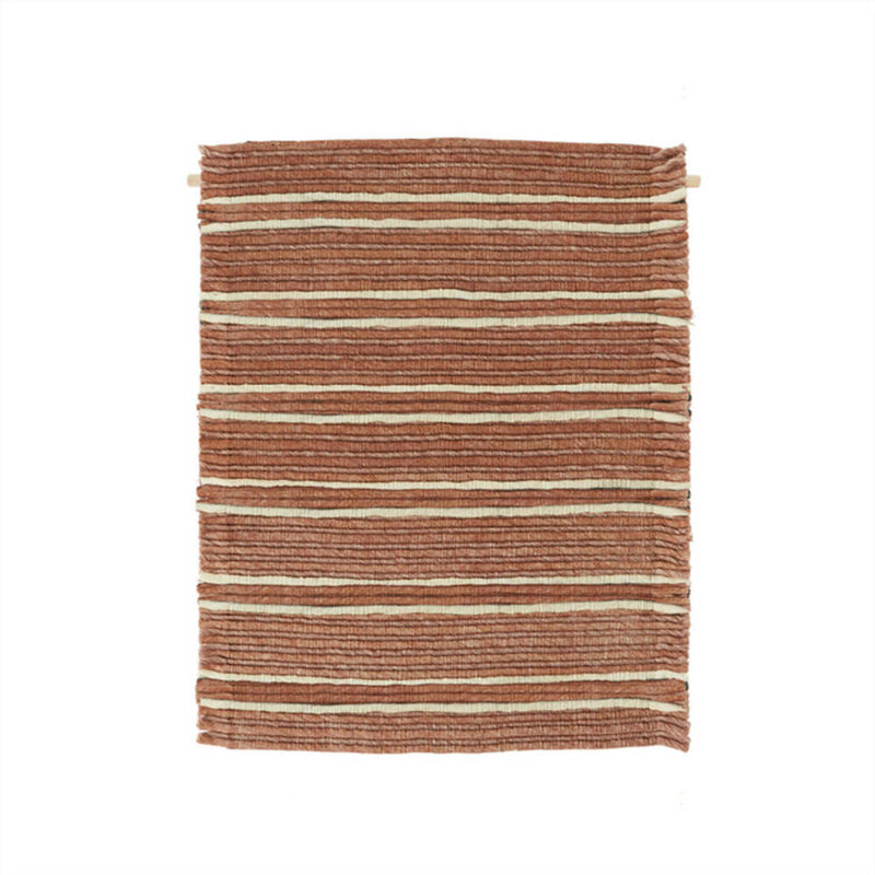 Putki Hand Woven Wool Tapestry, Nutmeg