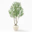Arbre à fleurs artificiel H 105 po avec l 18 po