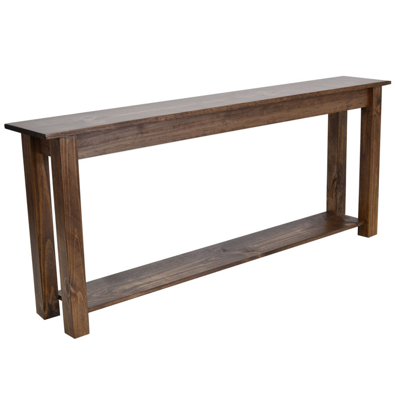 Negron Solid Wood Console Table, 30" H x 42" W x 12" D
