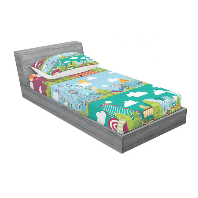 Microfiber Sheet Set, Twin XL Sheet Set with Fitted Sheet