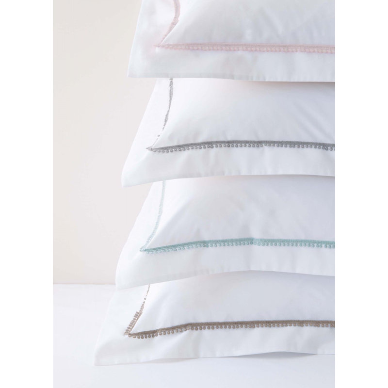 Bitsy Dots_Duvet Cover, White/Gray, King Duvet Cover